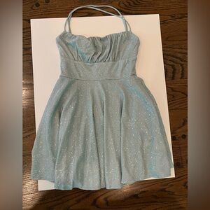 Windsor, mint colored dress. Sparkling, new with tags.